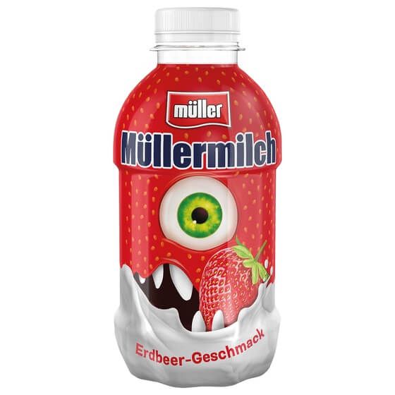 Müller Milch Erdbeere 1,5% DPG 400ml