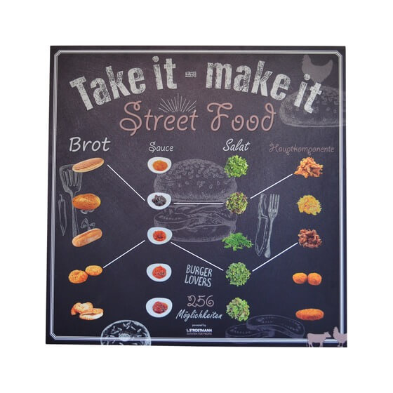 Bestelltafel Take it-make it Street Food 1 Stück Stroetmann