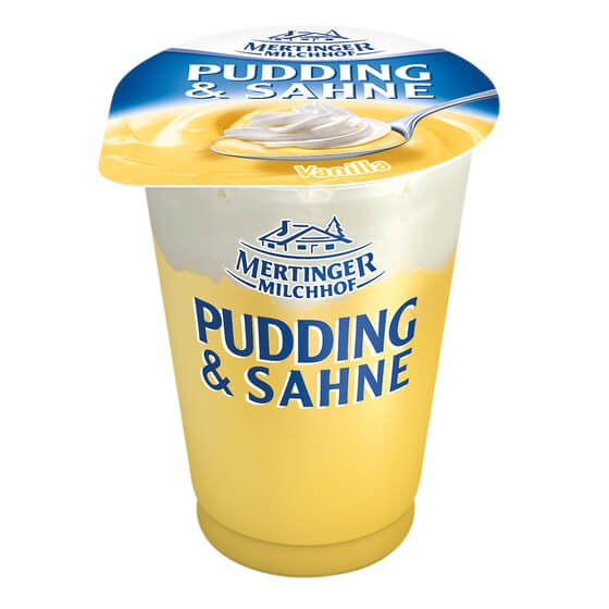 Pudding Vanille Sahne 125g Merting