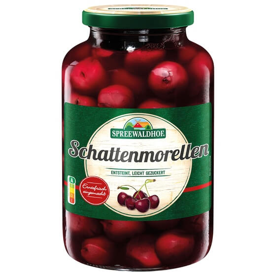 Schattenmorellen ohne Stein gezuckert 680g/350g Spreewaldhof