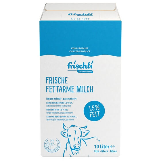 Fettarme Milch 1,5% Bag in Box ESL 10l Frischli