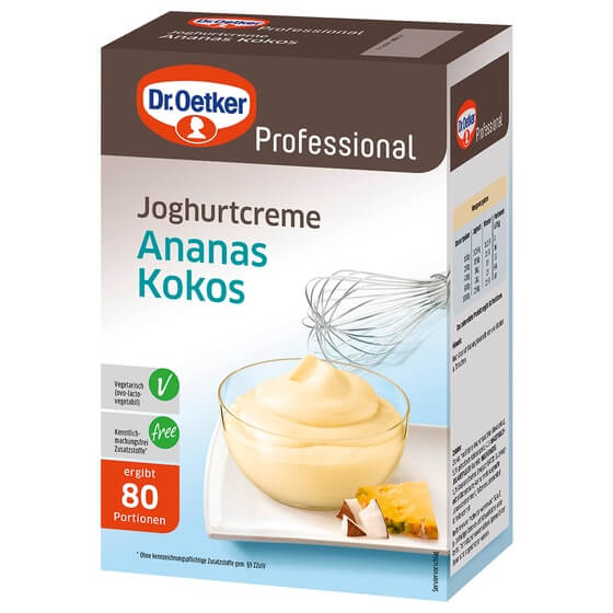 Joghurtcreme Ananas+Kokos 1kg Dr.Oetker