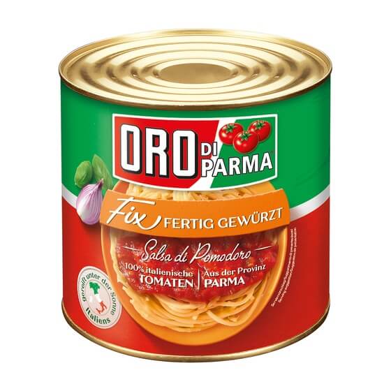 Fix Tomatenstücke in pikanter Sauce 2,5kg Oro di Parma