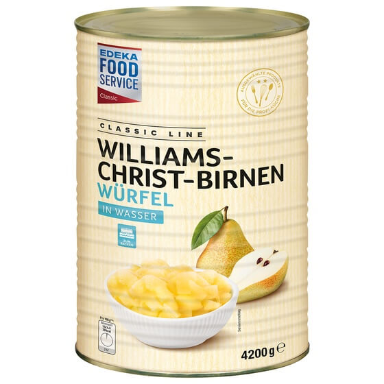 Birnen Würfel Wasser/Dunst 4,2kg/2,8kg EFS