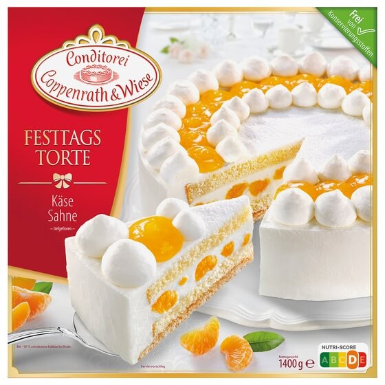 Käse-Sahne-Torte ganz TK 1,4kg Coppenrath&Wiese