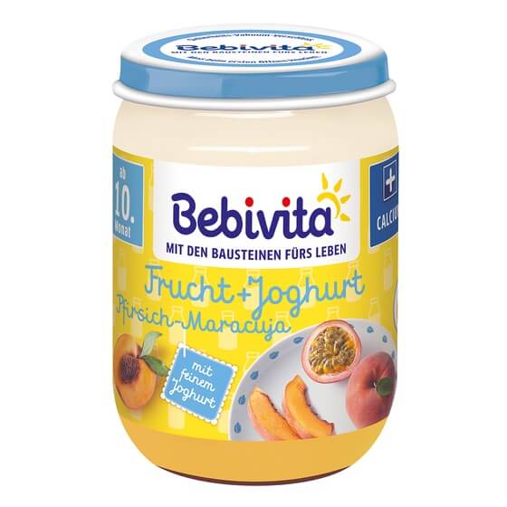 Pfirsich-Maracuja-Joghurt DUO ab 10. Monat 190g Bebivita
