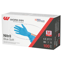 Handschuhe Nitril blau Größe M 100 Stück Papstar