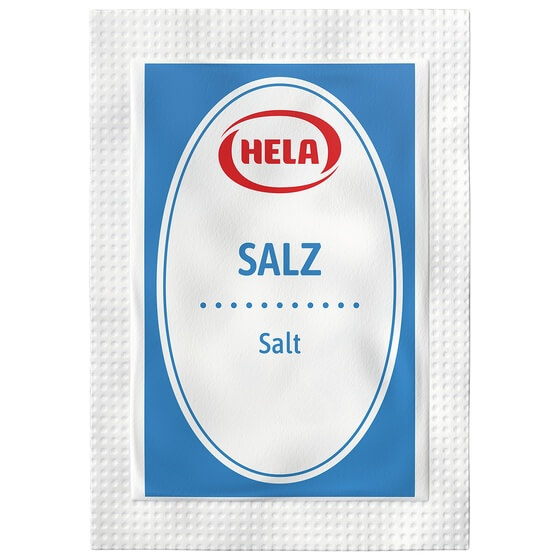Salz Portionsbeutel 1g Hela 1000St