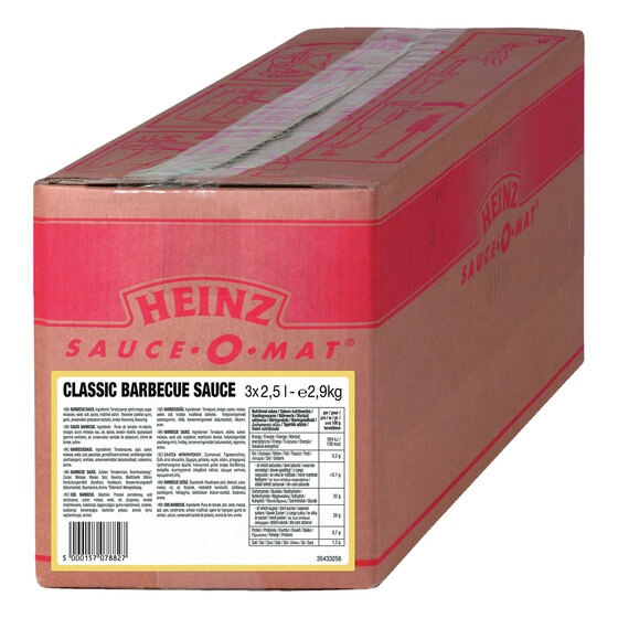 BBQ Sauce S-O-M 3x2,5 Liter Heinz