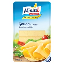 Gouda 48% F.i.Tr. lactosefrei Scheiben 150g Minus-L