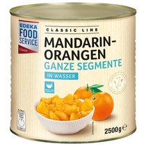 Mandarinen-Orangen Ganze Segmente in Wasser 2,5kg EFS