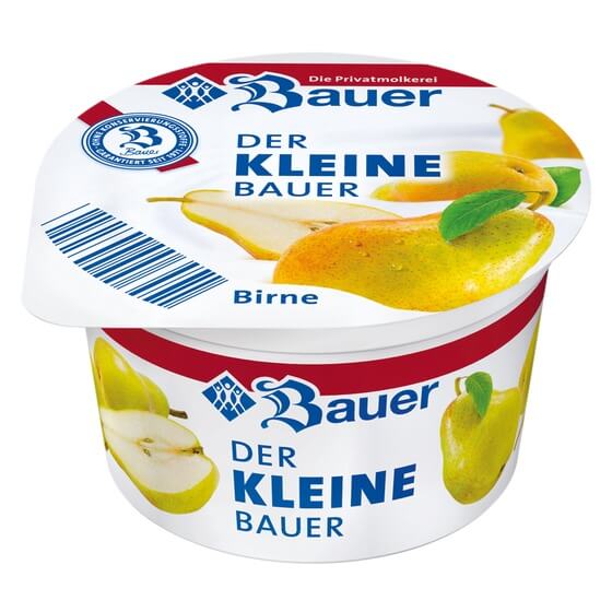 Fruchtjoghurt Weiß WALN/VAN/BIR/BAN 3,5% 100g Fett Bauer