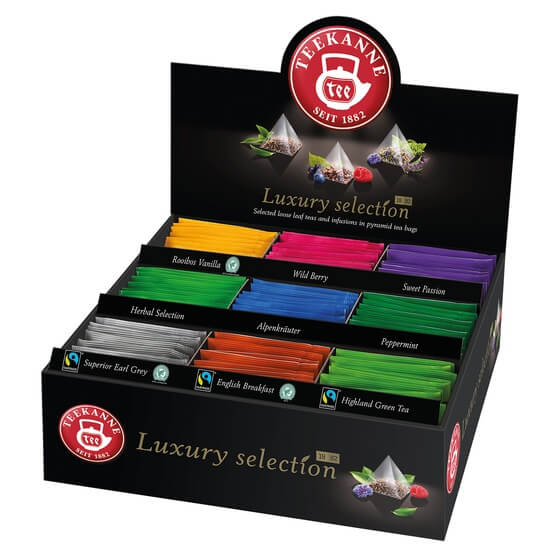 Luxury Selection Box 90er (9 Sorten) Teekanne