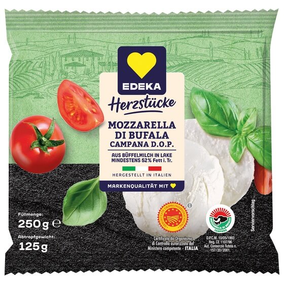 EDEKA Mozzarella Di Bufala OR 125g  V.I.P