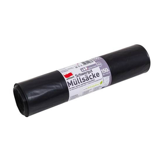 Müllsäcke/beutel 150l 70my luxus grau 10St Quickpack