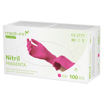 Handschuh Nitril Magenta Gr.: XL 100St. Papstar
