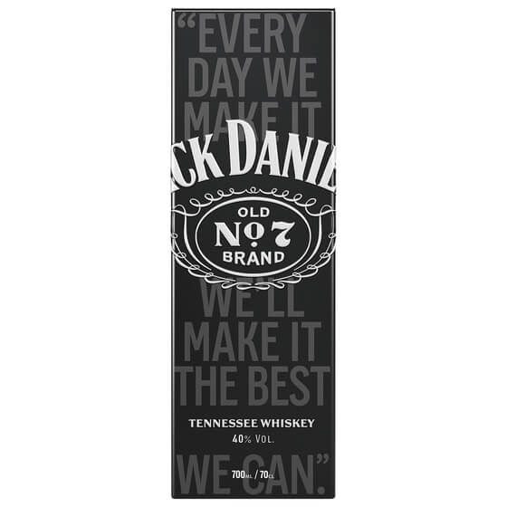 Whiskey 40% 0,7l(3 Fl in Metalldose) Old No.7 Jack Daniels