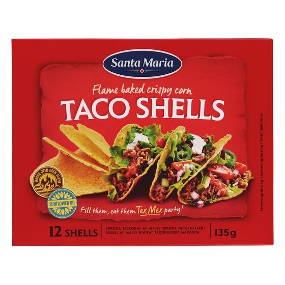 Taco Shells 12St(11g) 135g Santa Maria