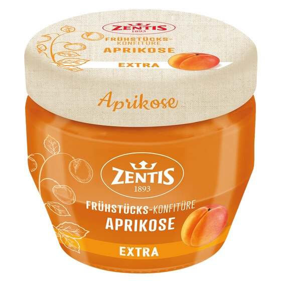Aprikose Frühstücks Konfitüre Extra 230g Zentis