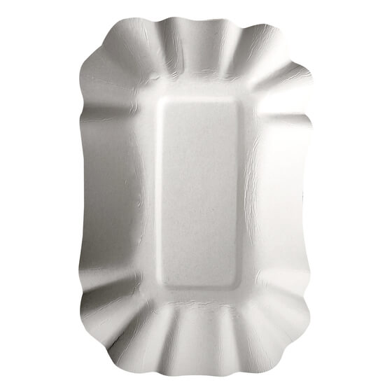 Schalen Pappe "pure" eckig weiss 9x14x3cm 250St PapStar