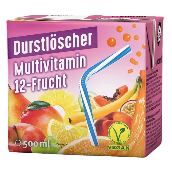 Fruchtsaftgetränk Multivitamin 12x0,5l Durstlöscher