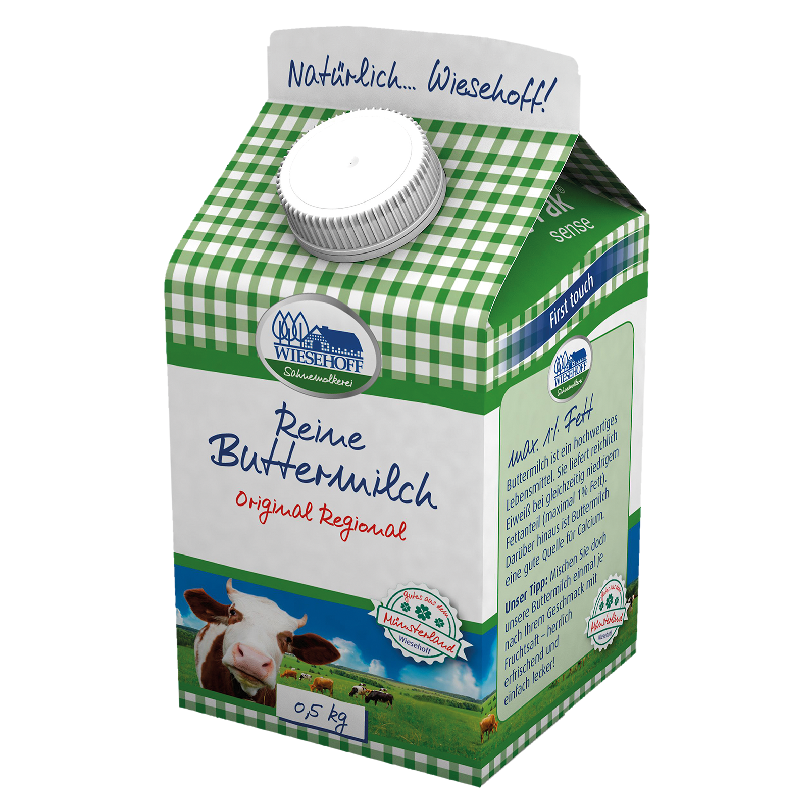 Buttermilch 0,5% 500ml Wiesehoff