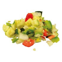 Mittelmeergemüse Zucchini Zwiebel Paprika 2,5kg Funken