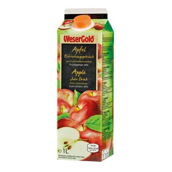 Apfelsaft 30% 1L Wesergold