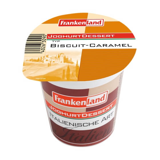 H-Sahnejoghurt Dessert 10% Latte/Cappu/Caramel 125g Frankenl