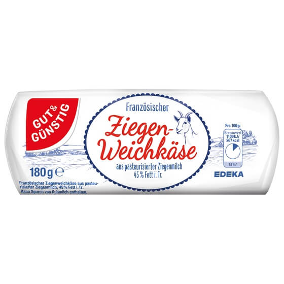 G&G Ziegenweichkäse Rolle 180g