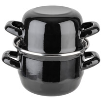 Emaille Topf/Muscheltopf 500g APS