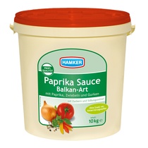 Paprikasauce Balkan 10 kg Hamker