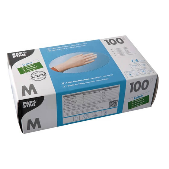 Handschuhe Latex 100st M