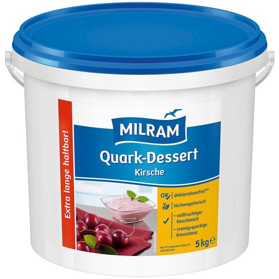 Quark Dessert Kirsche 20% 5kg Milram