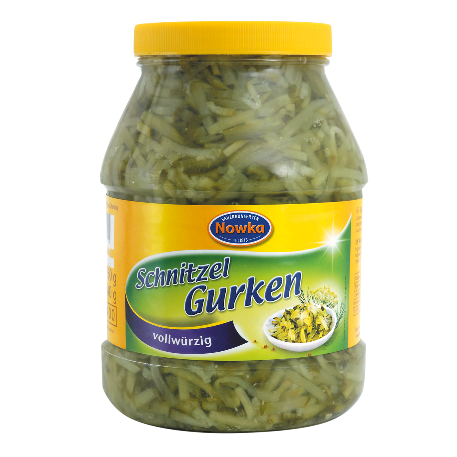 Schnitzelgurken 2,26kg/1,34kg Nowka