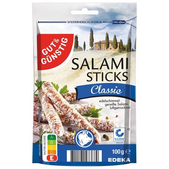 Salami Sticks Classic 100g G&G