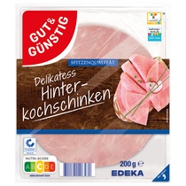 Hinterkochschinken geschnitten 7 Scheiben 200g G&G