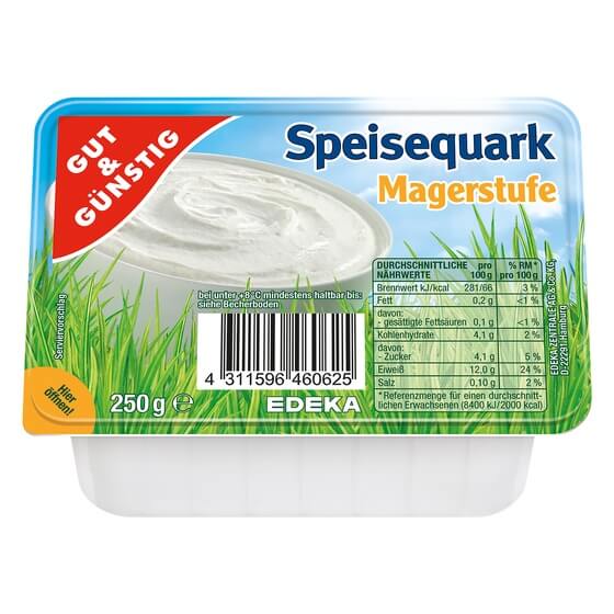 Speisequark Magerstufe 250g G&G