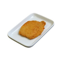 ANG Schnitzel geplättet, paniert, gebraten 10xca80g